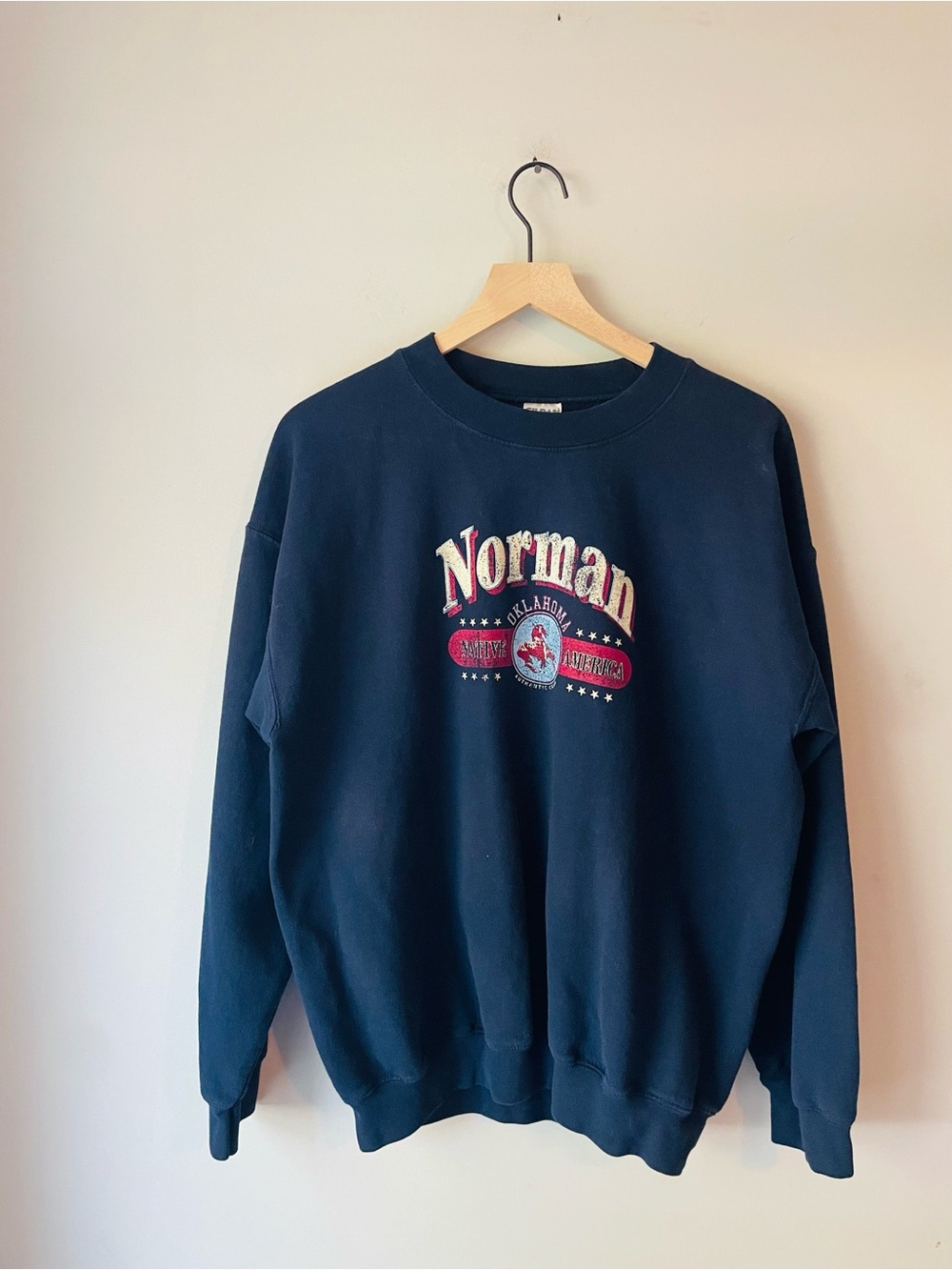 Vintage Norman Oklahoma Crewneck Sweatshirt